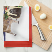 Festive Degus Kitchen Towel Theedoek (Quarter Fold)