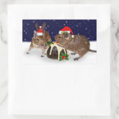 Festive Degus Sticker (Tas)
