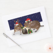 Festive Degus Sticker (Envelop)