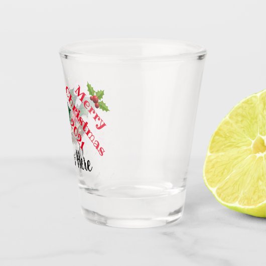 Festive Design Persoonlijk kerstgeblazen glas (Rechts)