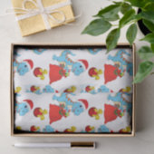 Festive Dimosaur-patroon kerstweefsel Tissuepapier (Geschenk)