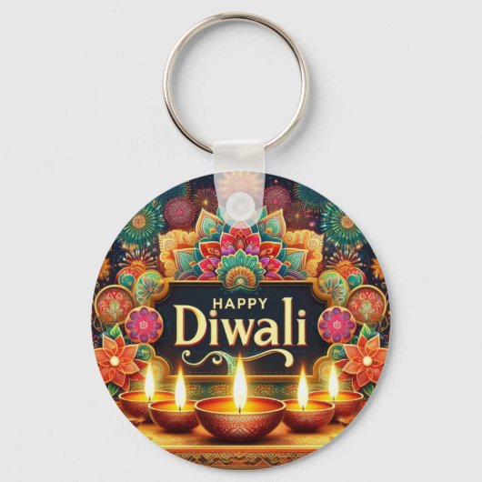 Festive Diwali Sleutelhanger (Voorkant)