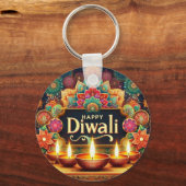 Festive Diwali Sleutelhanger (Achterkant)