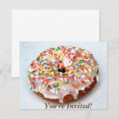 Festive Donut Kaart (Voorkant / Achterkant)