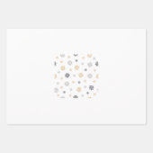 Festive Doodles Kerstles Inpakpapier Vel (Voorkant 3)