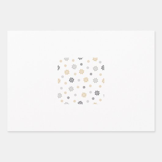 Festive Doodles Kerstles Inpakpapier Vel (Voorkant 3)