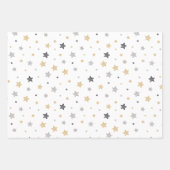 Festive Doodles Kerstles Inpakpapier Vel (Voorkant)