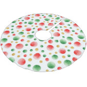 Festive Dot Scatter Kerstboom Rok (Gekanteld)