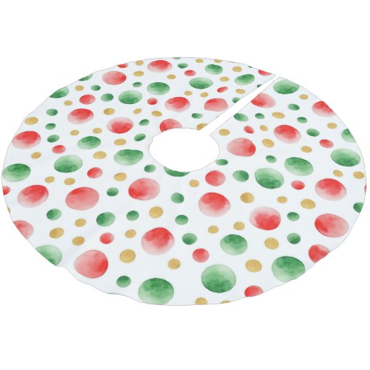 Festive Dot Scatter Kerstboom Rok (Gekanteld)