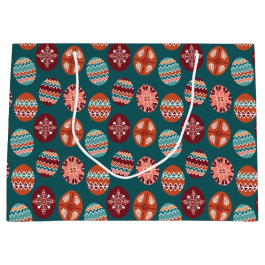 Festive Easter Large Gift Bag Groot Cadeauzakje (Voorkant)