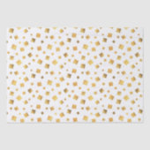 Festive Elegant Gold Confetti Gift Tissuepapier (Voorkant)