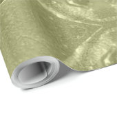 Festive Elegant Script Merry KerstGreen Cadeaupapier (Rol Hoek)