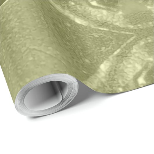 Festive Elegant Script Merry KerstGreen Cadeaupapier (Rol Hoek)