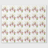 Festive Elves Kerstmis Cadeaupapier (Vlak)