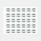 Festive Evergreen Kerst sticker Label (Vel)