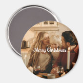 Festive Family Magnet – Photo and Merry Message (Voorkant / Achterkant)