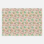 Festive Farm Friends Inpakpapier Vel (Voorkant)