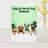 Festive Faux Gold Animal Card Kaart (Gele Bloem)