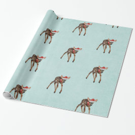 FESTIVE FAWN Wrapping Paper Cadeaupapier