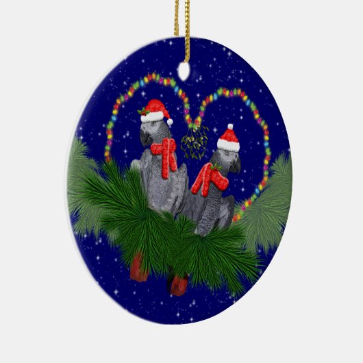 Festive Featherballen Ornament (Rechts)