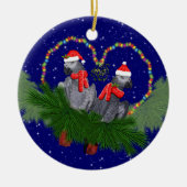 Festive Featherballen Ornament (Voorkant)