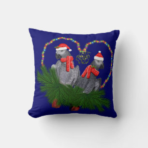 Festive Featherballen Pillow (marine) Kussen