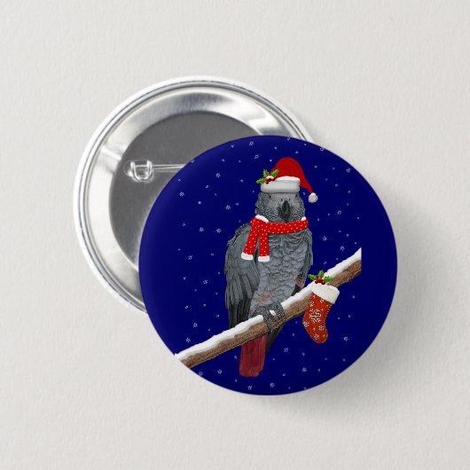 Festive Feathers Badge Ronde Button 5,7 Cm (Voorkant /achterkant)