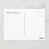 Festive Feathers Briefkaart (Achterkant)