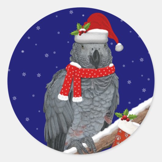 Festive Feathers Sticker (Voorkant)