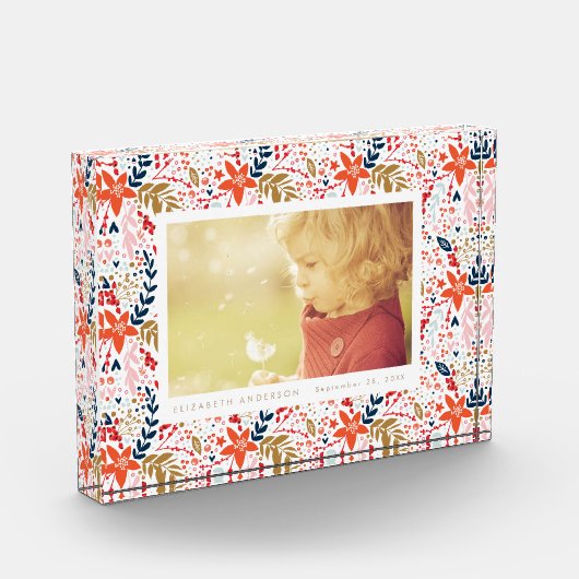 Festive  feestdag kerstfotoblok fotoblokken (Links)