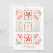 Festive  feestdag kerstmis Kaart (Voorkant)