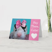 Festive Ferret Birthday Kaart (Voorkant)