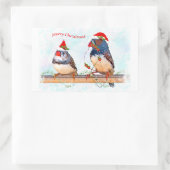 Festive Finches Sticker (Tas)