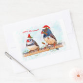 Festive Finches Sticker (Envelop)