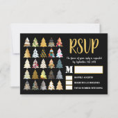 Festive Fir Trees, kerstfeest RSVP