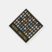 Festive Fir Trees, kerstfeest Servet (Hoek)