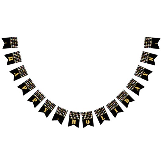 Festive Fir Trees, kerstfeest Vlaggetjes (Alle)