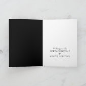 Festive Fir Trees, kerstgroet Kaart (Binnen)