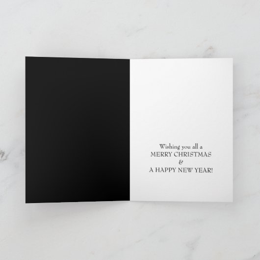 Festive Fir Trees, kerstgroet Kaart (Binnen)