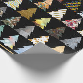 Festive Fir Trees, Kerstmis Cadeaupapier (Hoek)