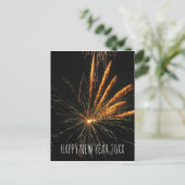 Festive Fireworks Photo Happy New Year 2023 Feestdagenkaart (Staand voorkant)