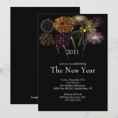 Festive Fireworks - Uitnodiging nieuwjaarspartij (Voorkant / Achterkant)