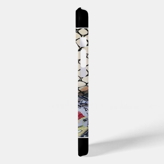 'Festive Fishnets' Schilderij op een Case-Mate iPhone Case (Achterkant / Links)