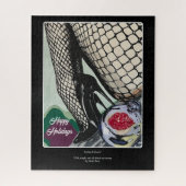 'Festive Fishnets' Schilderij op een Legpuzzel (Verticaal)
