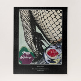 'Festive Fishnets' Schilderij op een Legpuzzel