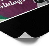 'Festive Fishnets' Schilderij op een Poster (Hoek)