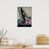 'Festive Fishnets' Schilderij op een Poster (Keuken)