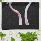 Festive Flamingos Kitchen Towel Theedoek (Gevouwen)