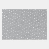 Festive flannel plaid wrapment paper - sneeuwvlokk (Voorkant 2)
