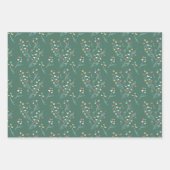Festive Floral Wrapping Paper (Voorkant)